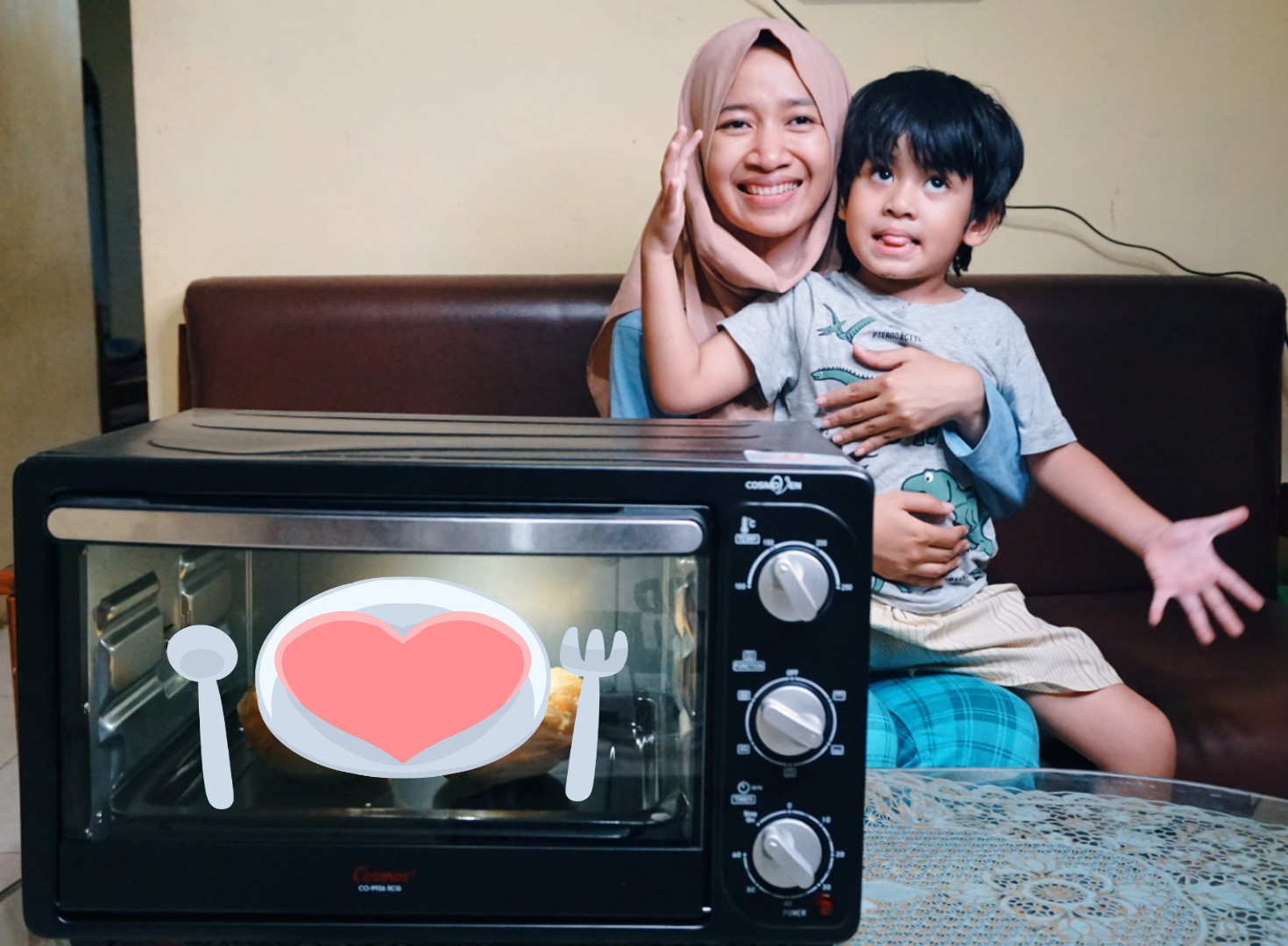 Memasak Menu Berbuka Puasa Bersama Anak, Menggunakan Oven listrik